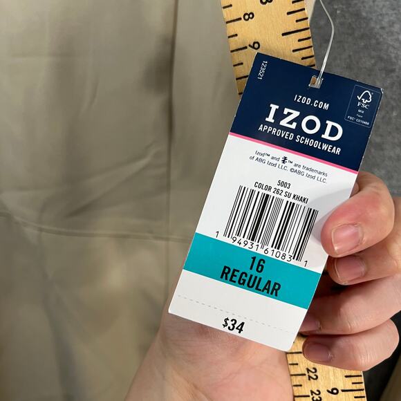 IZOD Dress Tan Mini Dress Size 16 and Size 4 (NWT) - Picture 10 of 15